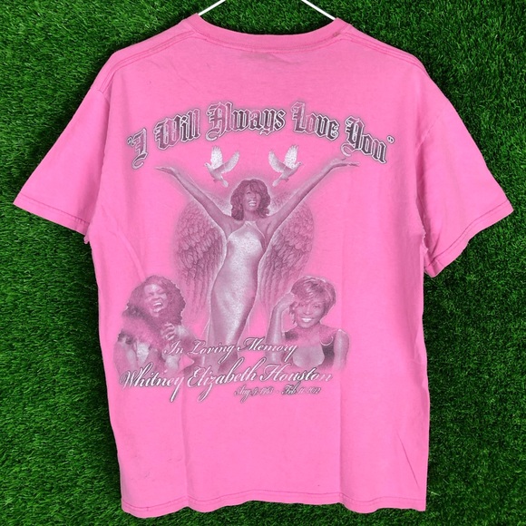 Rare Whitney Houston 2Side RIP Rest In Piece Shirt - Picture 8 of 9